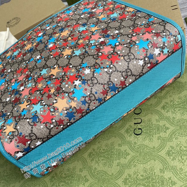 Gucci新款女包 古馳GG系列2021新款兒童托特購包購物袋 Gucci方形復古手提袋肩背包 605614  ydg3221